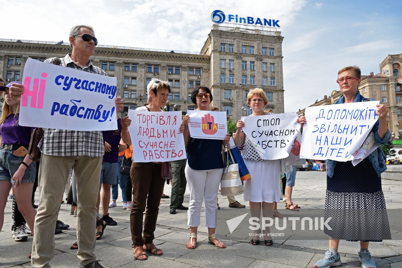 Event in Kiev against human trafficking