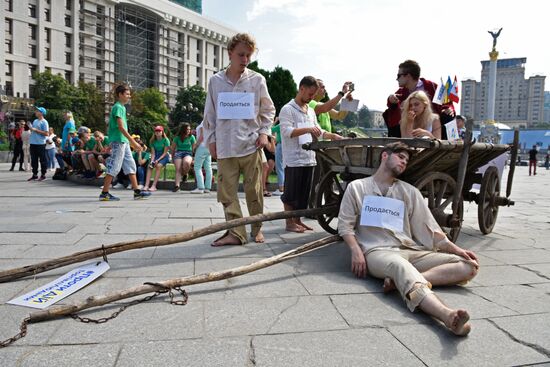 Event in Kiev against human trafficking