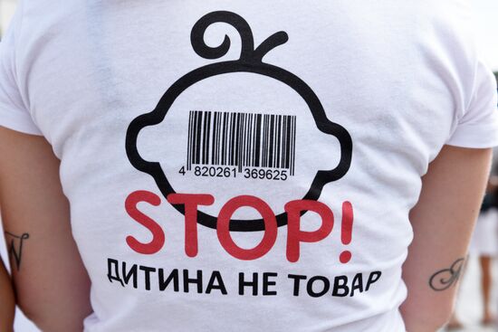 Event in Kiev against human trafficking