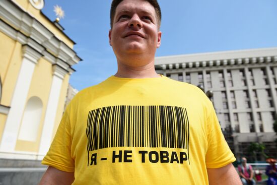 Event in Kiev against human trafficking