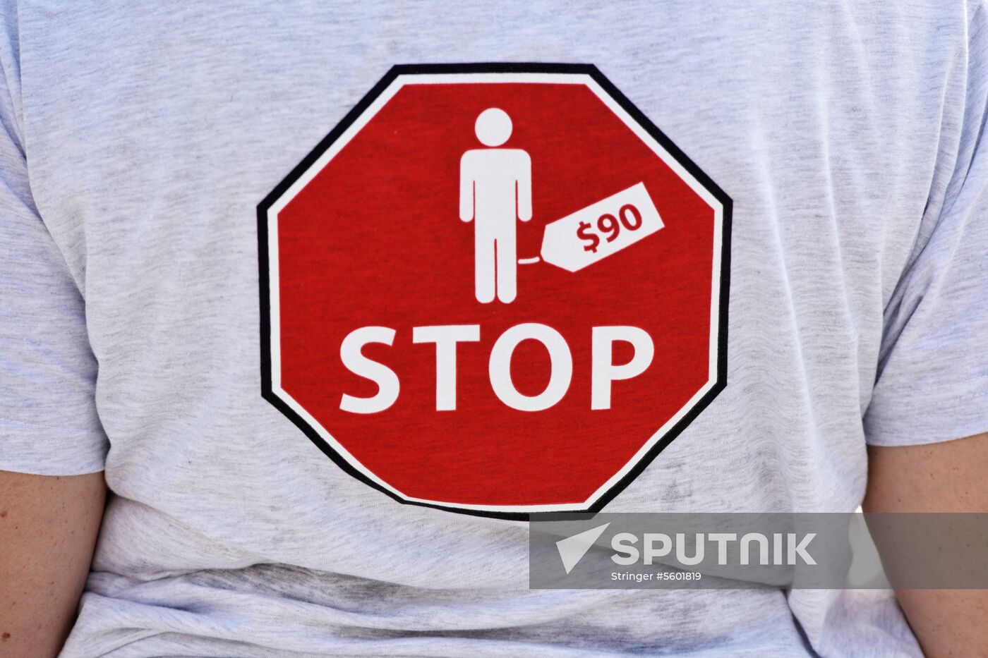 Event in Kiev against human trafficking