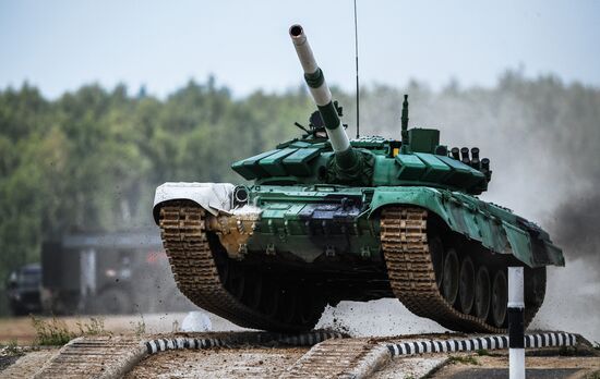 2018 Tank Biathlon. Individual race. Stage one