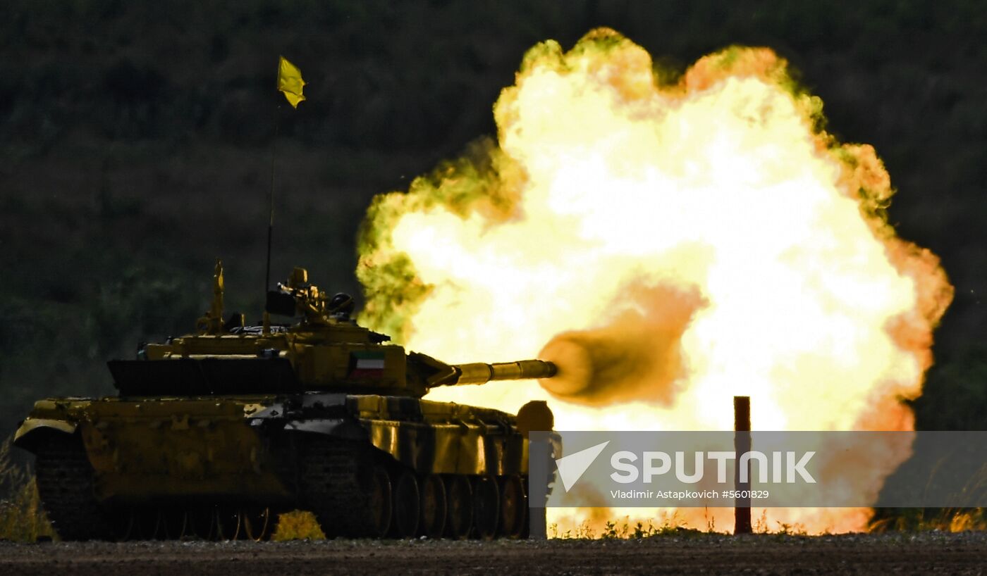 2018 Tank Biathlon. Individual race. Stage one