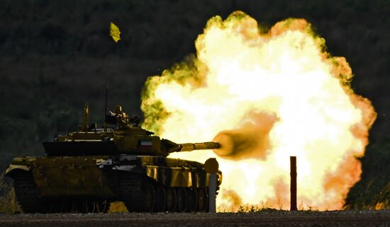 2018 Tank Biathlon. Individual race. Stage one