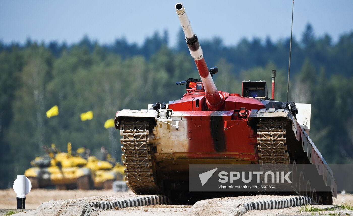 2018 Tank Biathlon. Individual race. Stage one