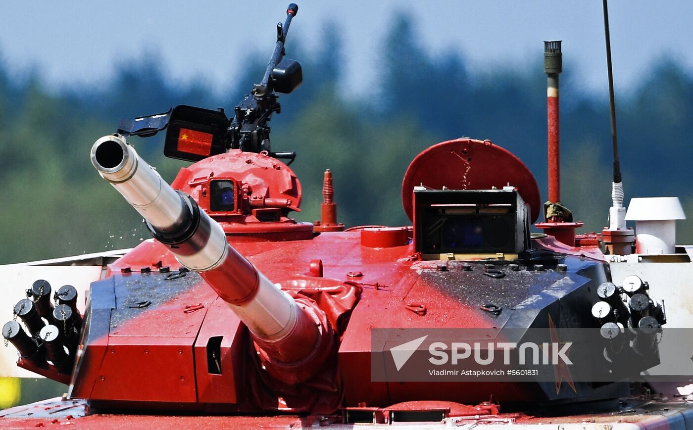 2018 Tank Biathlon. Individual race. Stage one