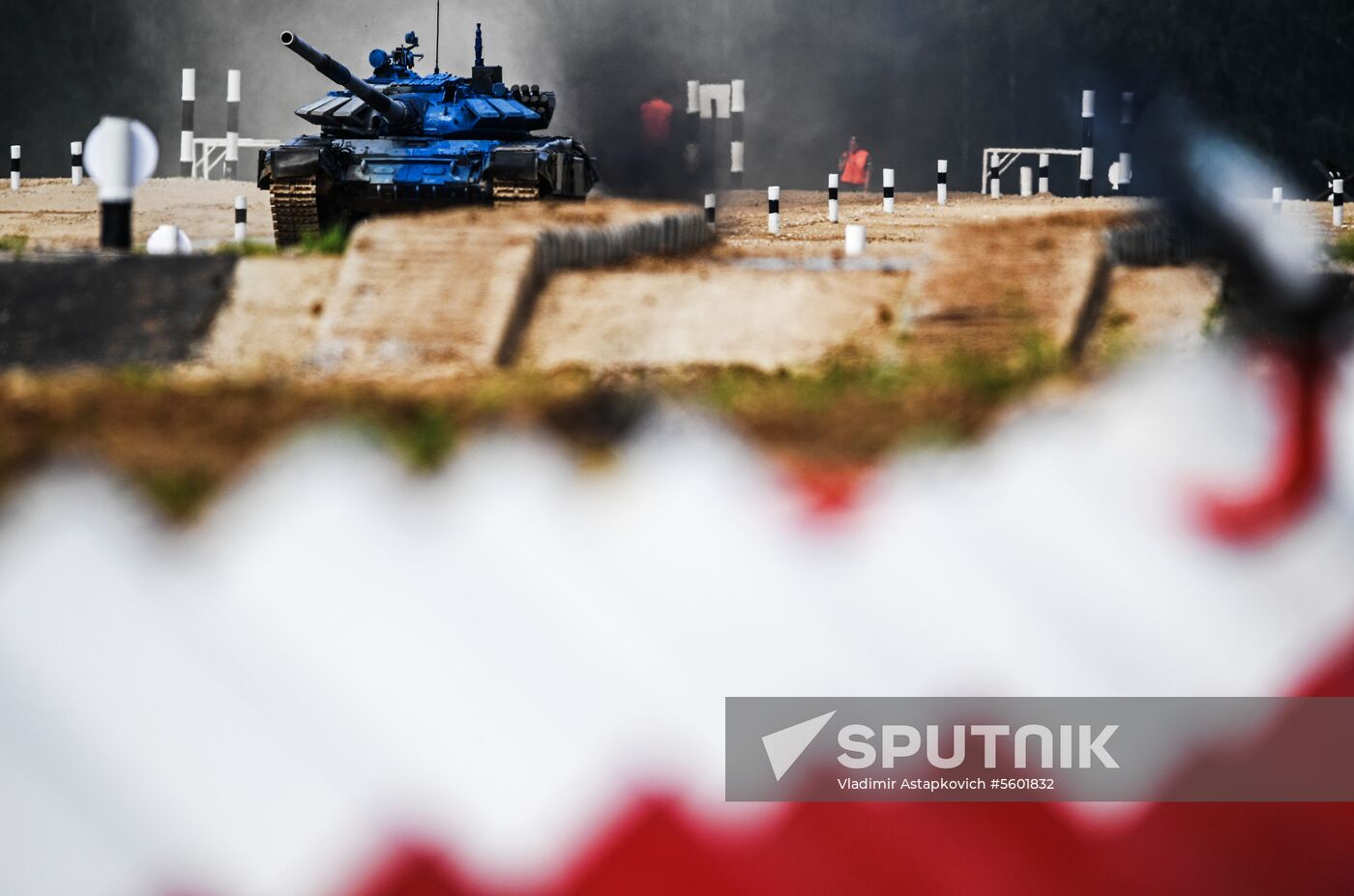 2018 Tank Biathlon. Individual race. Stage one
