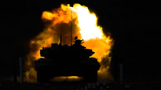 2018 Tank Biathlon. Individual race. Stage one