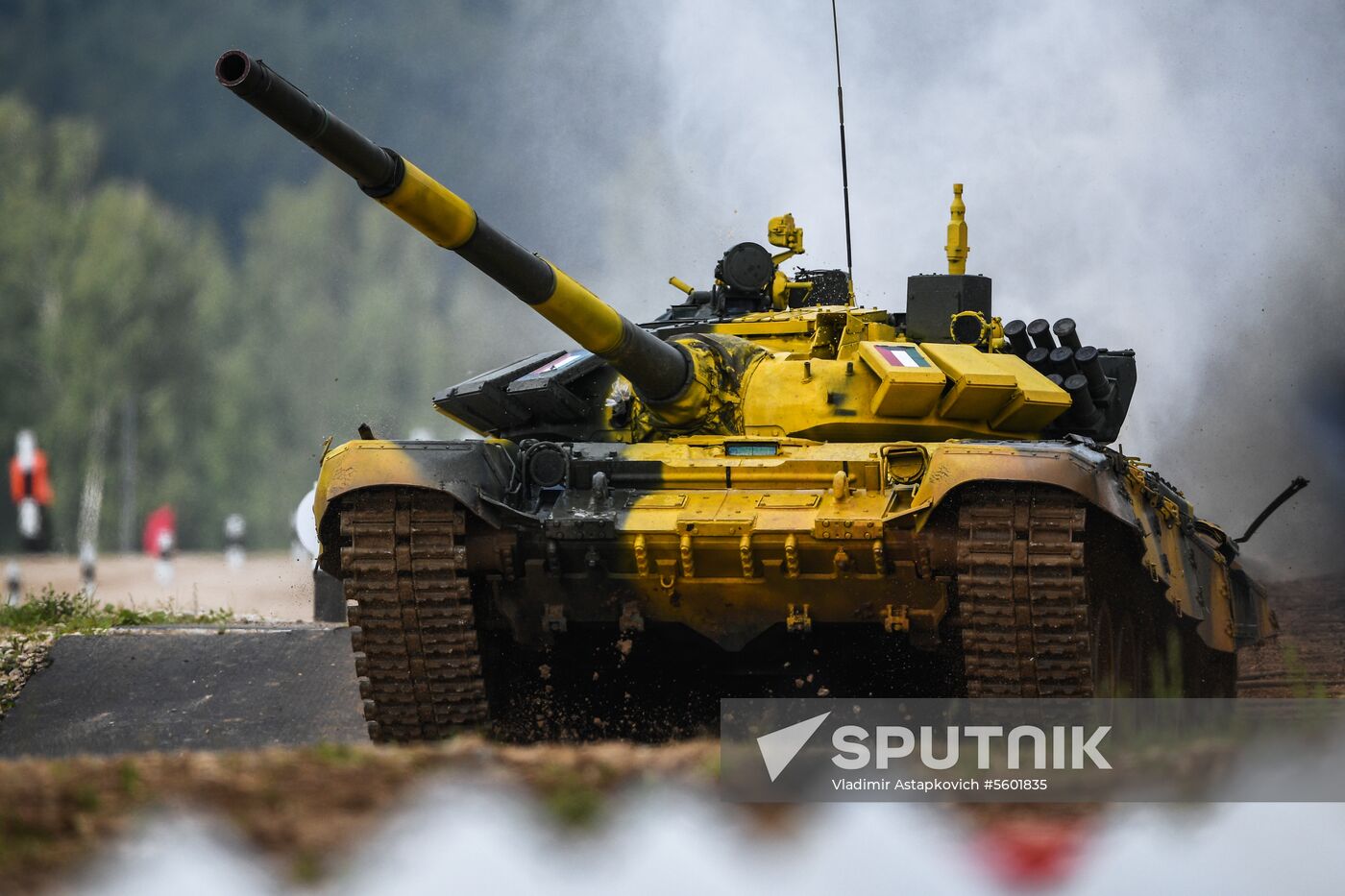 2018 Tank Biathlon. Individual race. Stage one