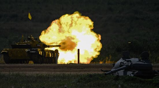 2018 Tank Biathlon. Individual race. Stage one