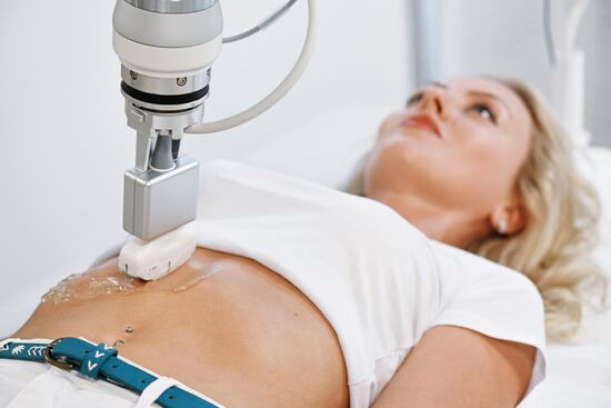 Telemedical equipment for remote ultrasound imaging at Morozov Children's Hospital