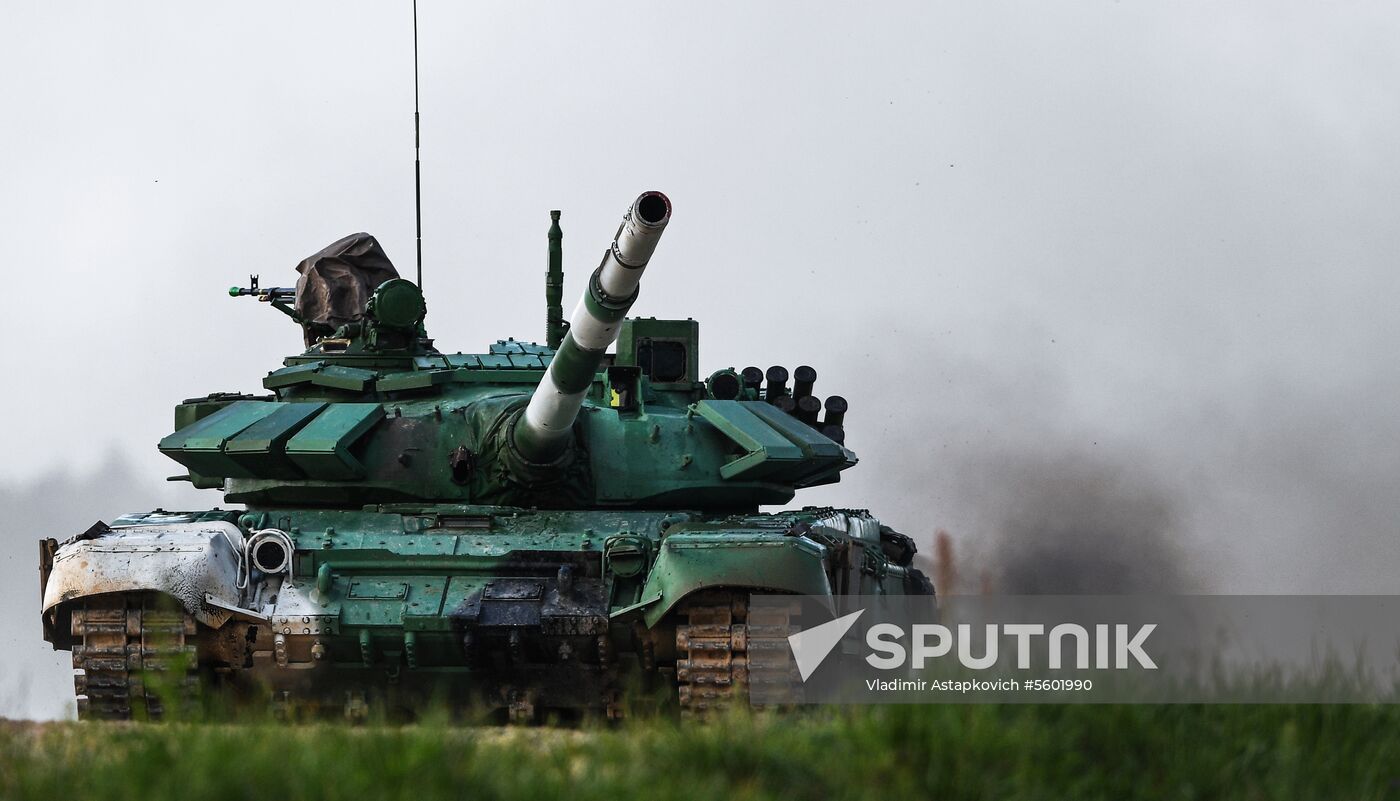 2018 Tank Biathlon. Individual race. Stage one