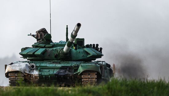 2018 Tank Biathlon. Individual race. Stage one