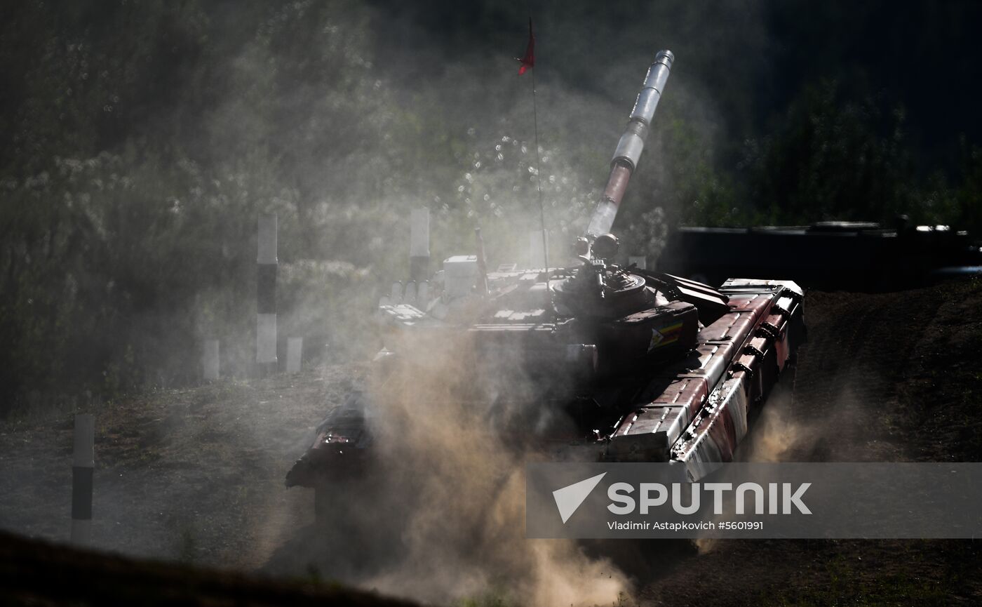 2018 Tank Biathlon. Individual race. Stage one