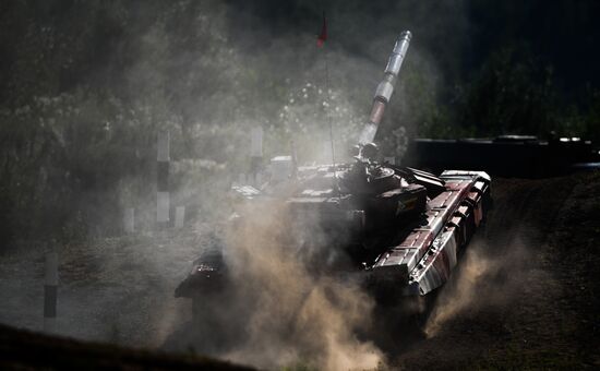 2018 Tank Biathlon. Individual race. Stage one