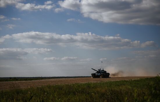 2018 Tank Biathlon. Individual race. Stage one