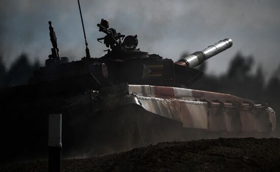 2018 Tank Biathlon. Individual race. Stage one