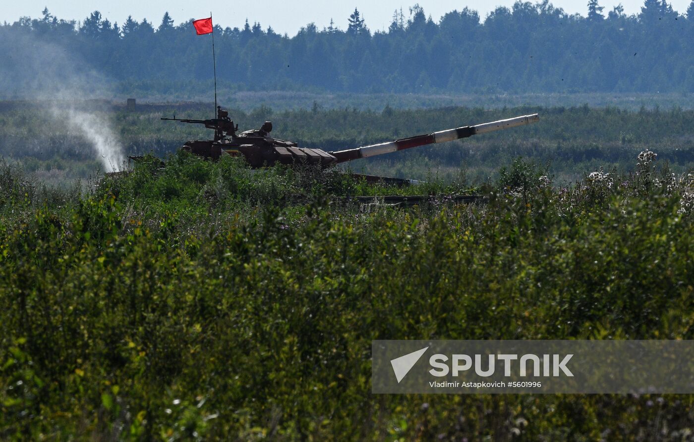 2018 Tank Biathlon. Individual race. Stage one