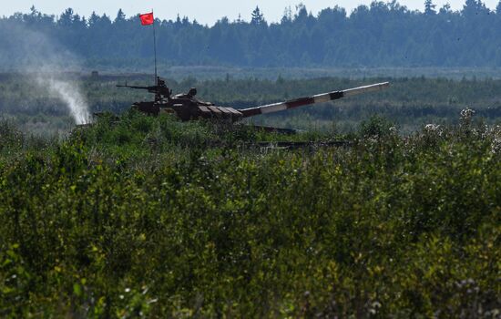 2018 Tank Biathlon. Individual race. Stage one