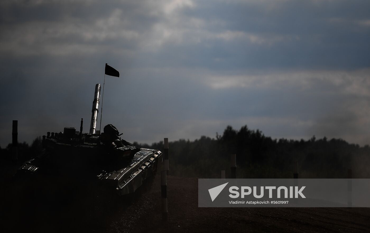2018 Tank Biathlon. Individual race. Stage one