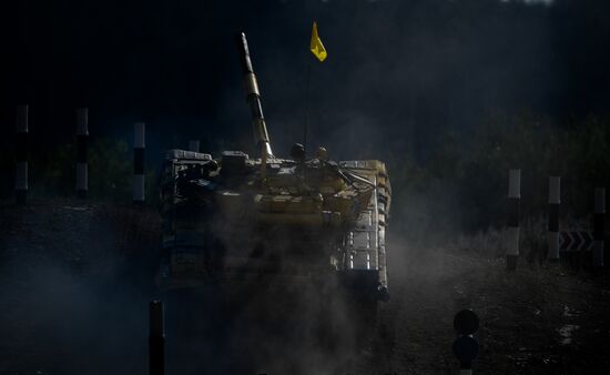 2018 Tank Biathlon. Individual race. Stage one