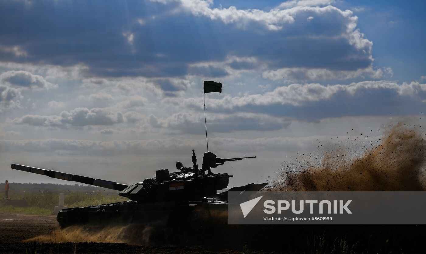2018 Tank Biathlon. Individual race. Stage one