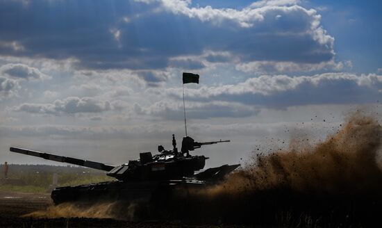 2018 Tank Biathlon. Individual race. Stage one