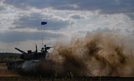 2018 Tank Biathlon. Individual race. Stage one