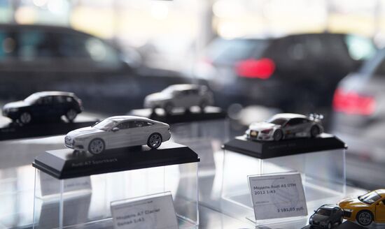Audi show room in Moscow