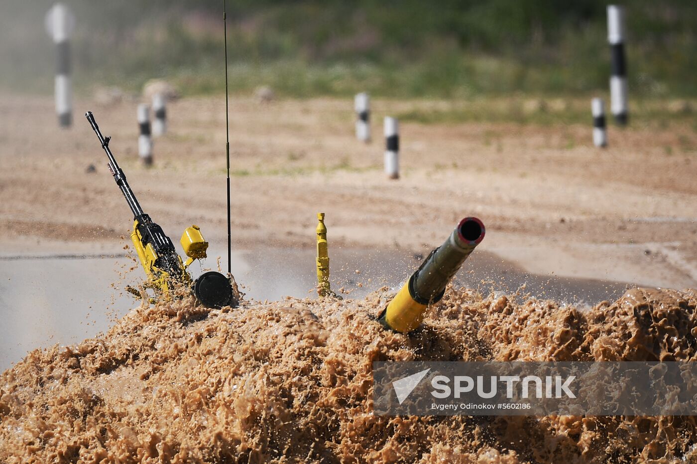 2018 Tank Biathlon. Individual race. Round one