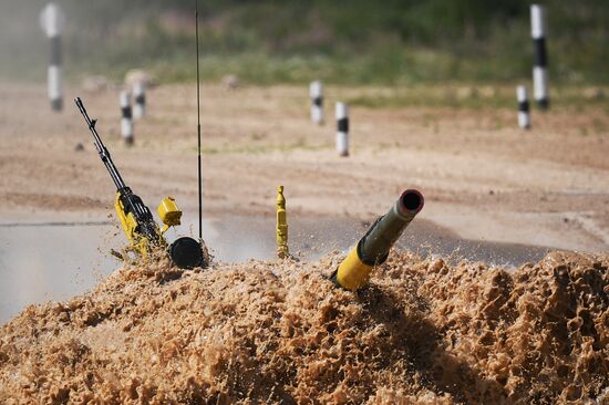 2018 Tank Biathlon. Individual race. Round one