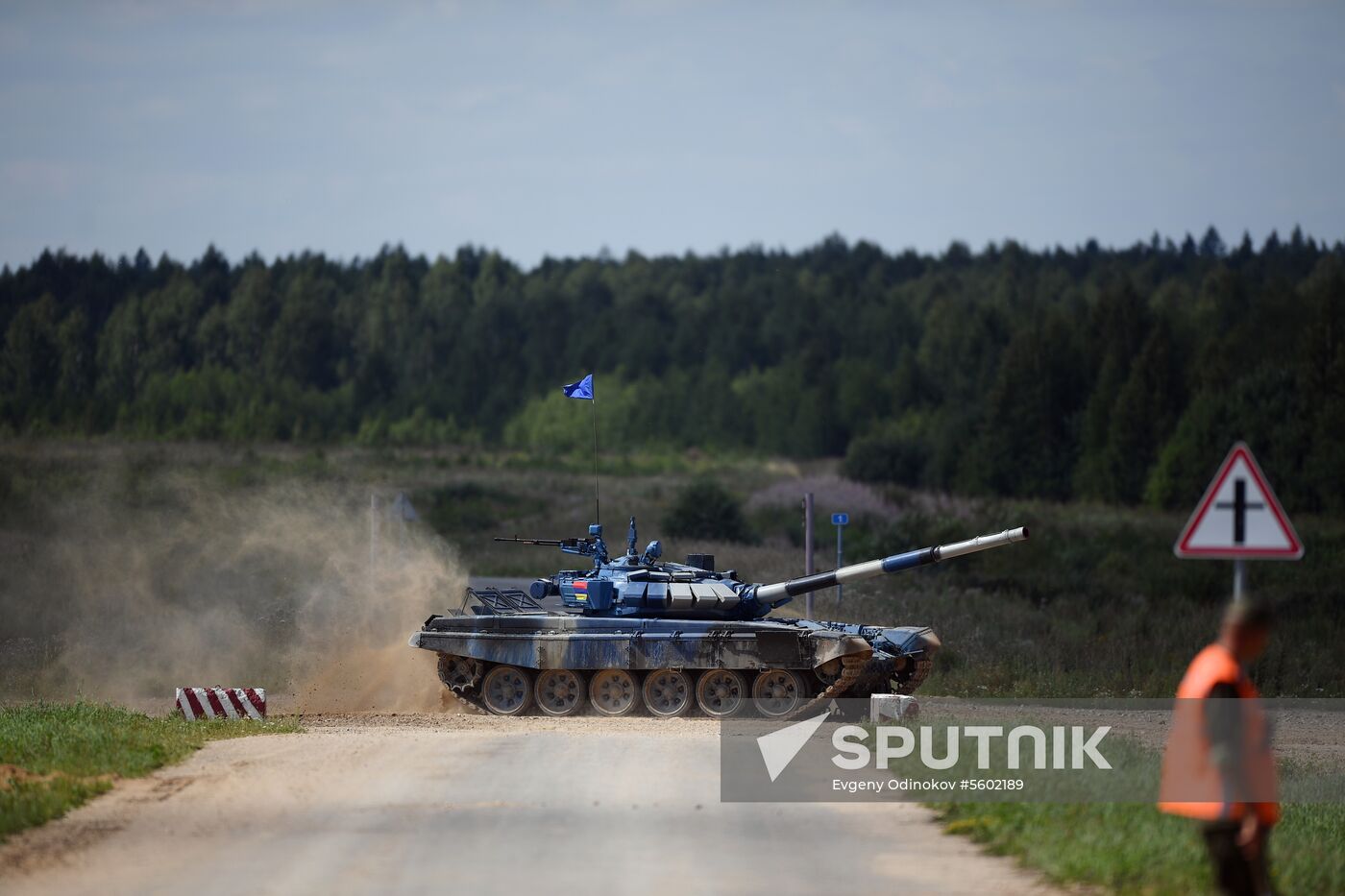2018 Tank Biathlon. Individual race. Round one