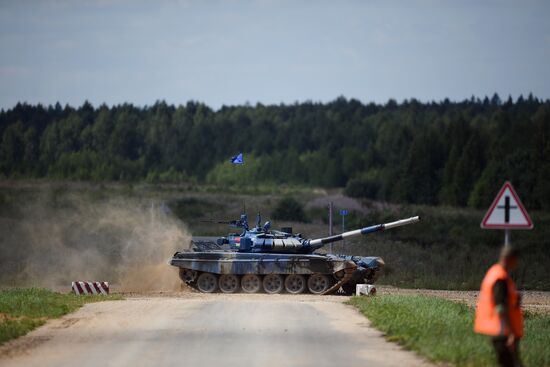 2018 Tank Biathlon. Individual race. Round one