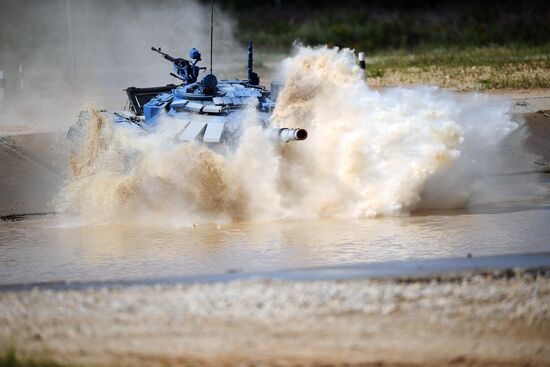 2018 Tank Biathlon. Individual race. Round one