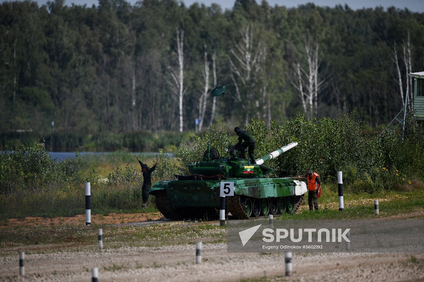 2018 Tank Biathlon. Individual race. Round one