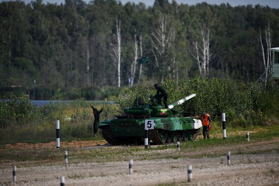2018 Tank Biathlon. Individual race. Round one