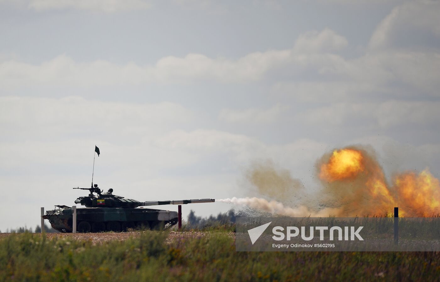 2018 Tank Biathlon. Individual race. Round one