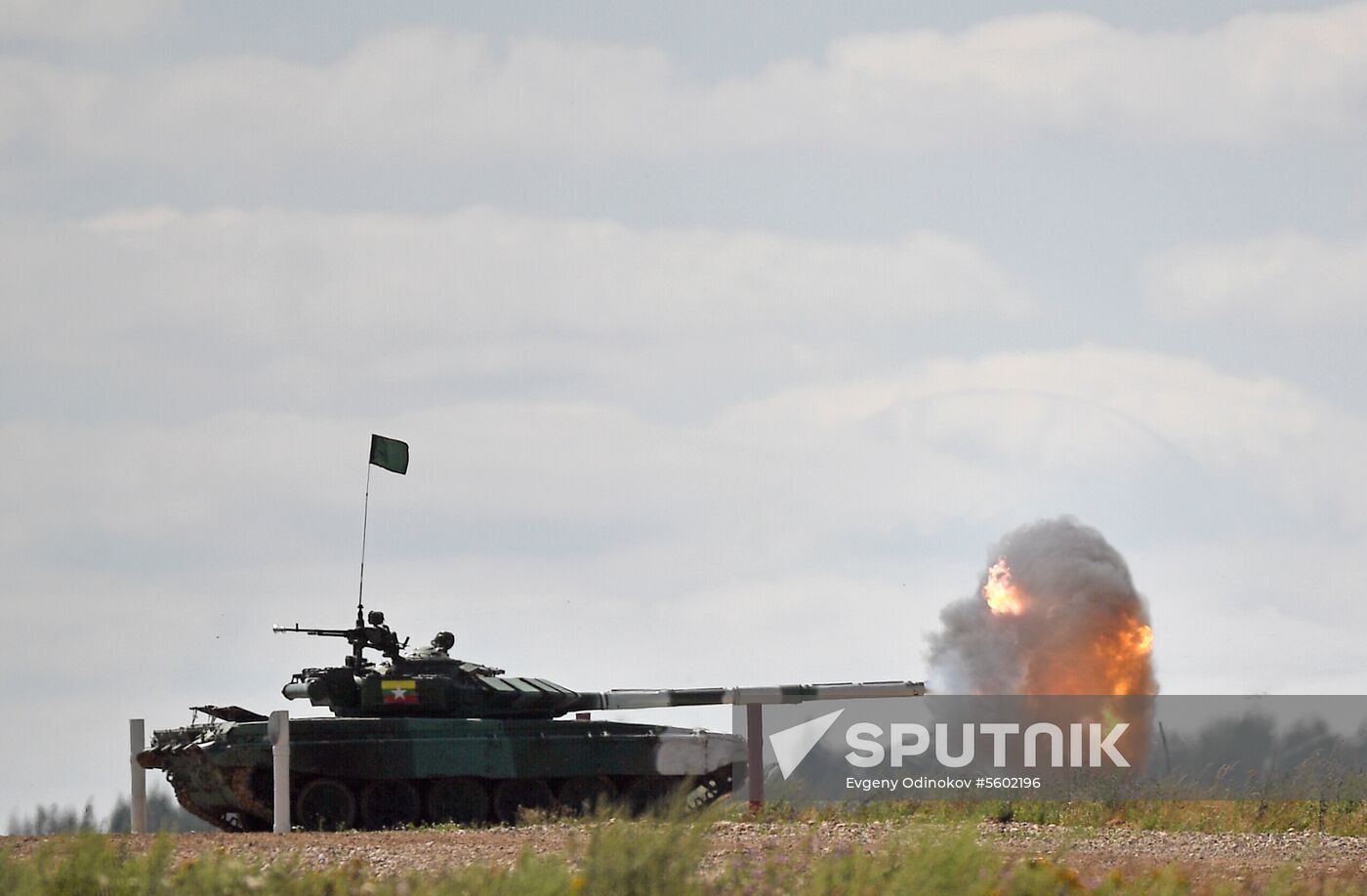 2018 Tank Biathlon. Individual race. Round one