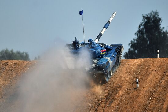 2018 Tank Biathlon. Individual race. Round one