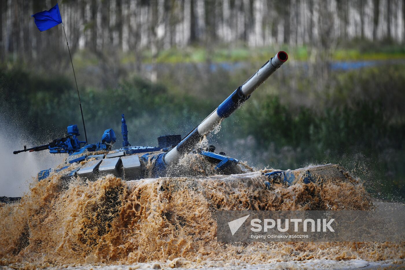 2018 Tank Biathlon. Individual race. Round one