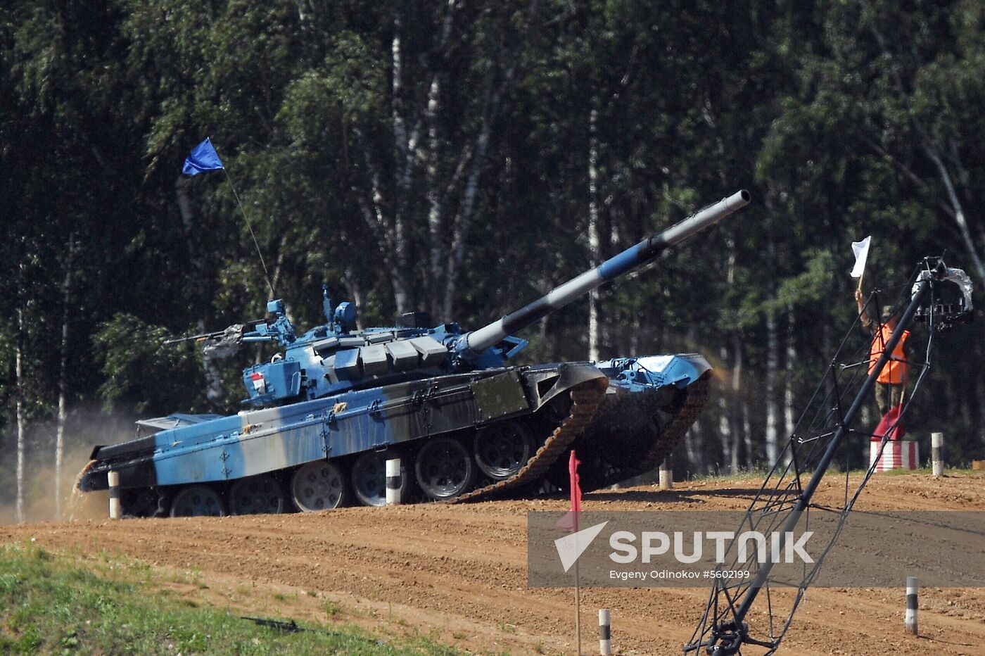 2018 Tank Biathlon. Individual race. Round one