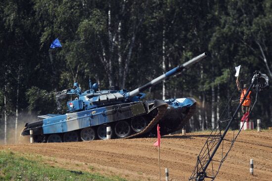 2018 Tank Biathlon. Individual race. Round one