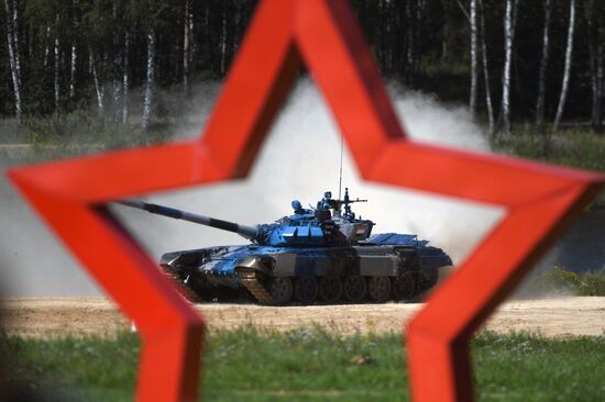 2018 Tank Biathlon. Individual race. Round one