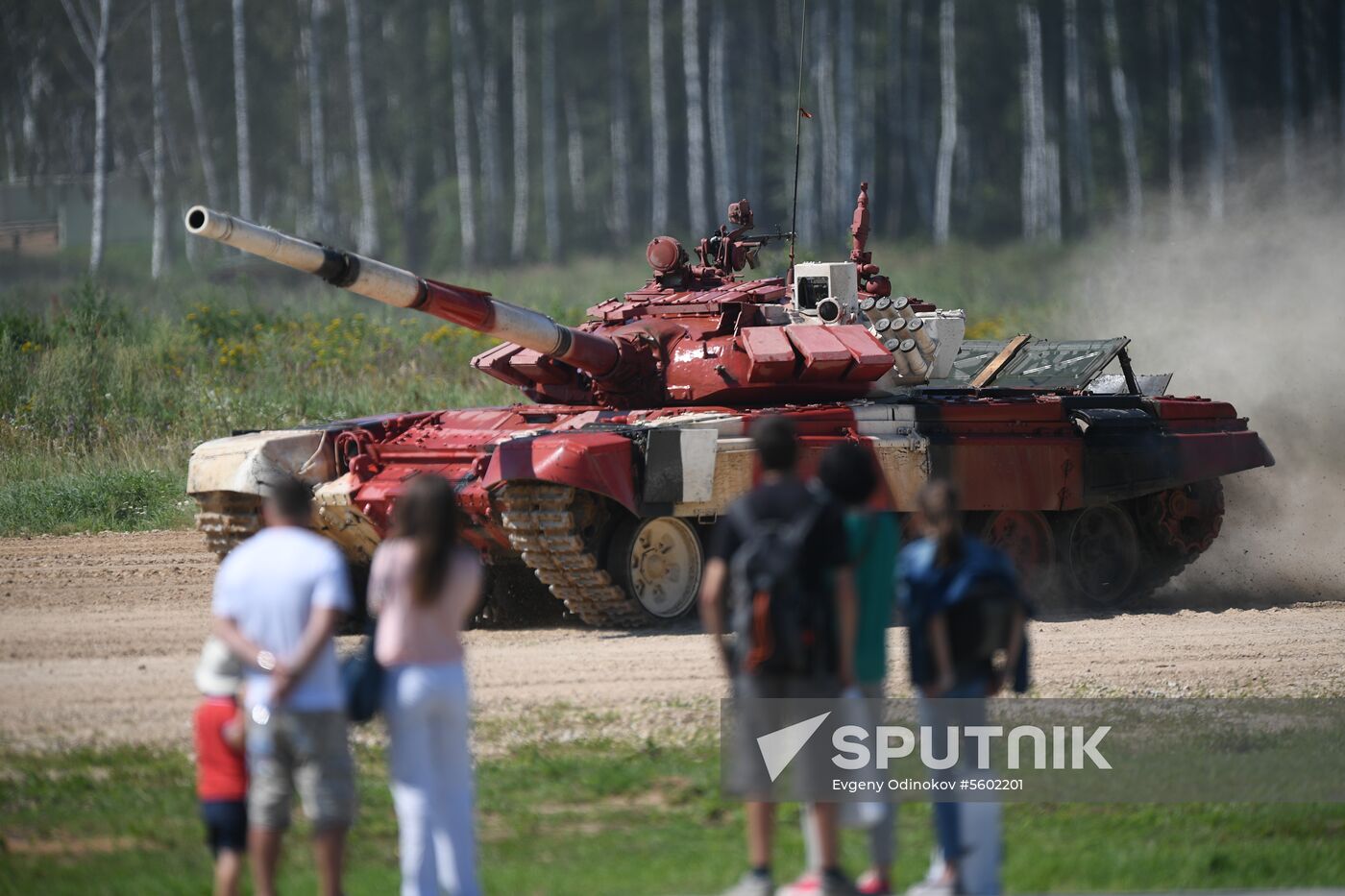 2018 Tank Biathlon. Individual race. Round one