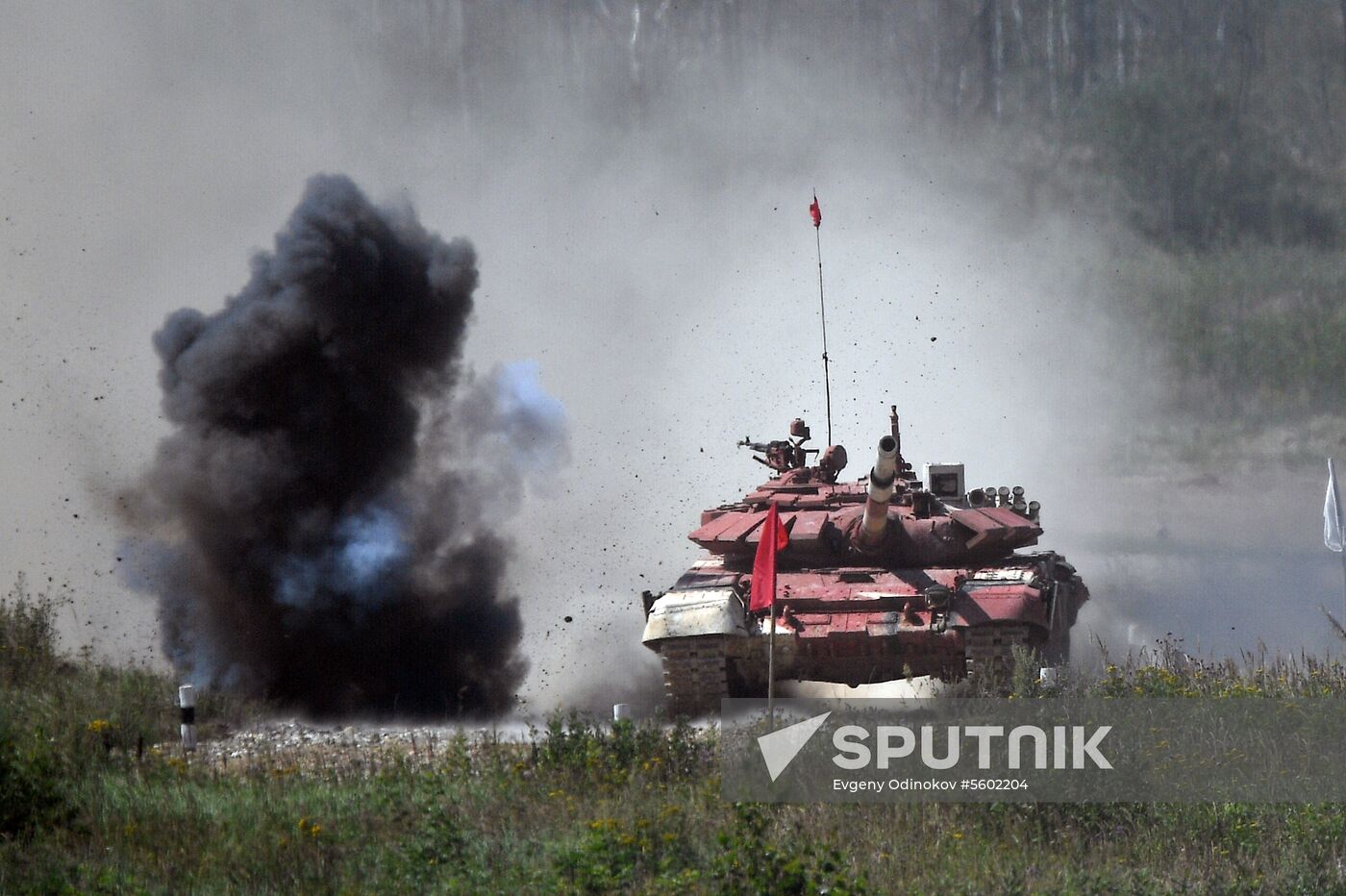 2018 Tank Biathlon. Individual race. Round one