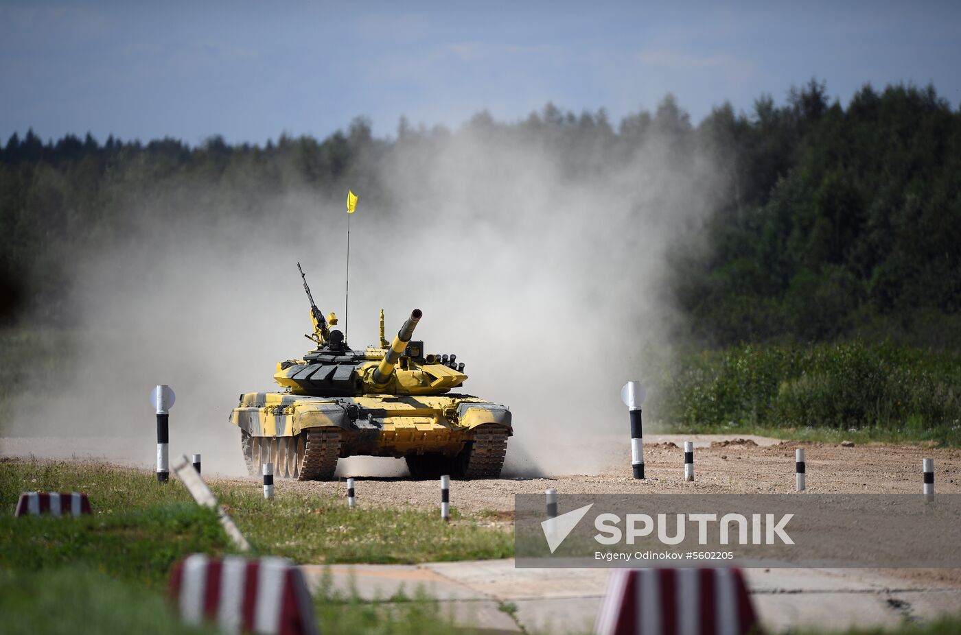 2018 Tank Biathlon. Individual race. Round one