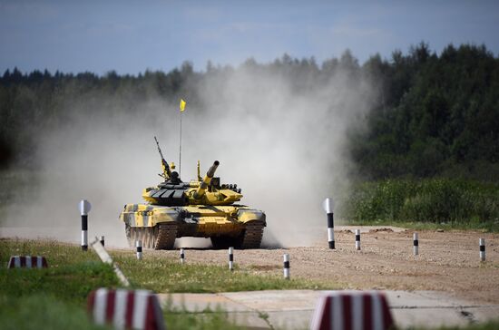 2018 Tank Biathlon. Individual race. Round one