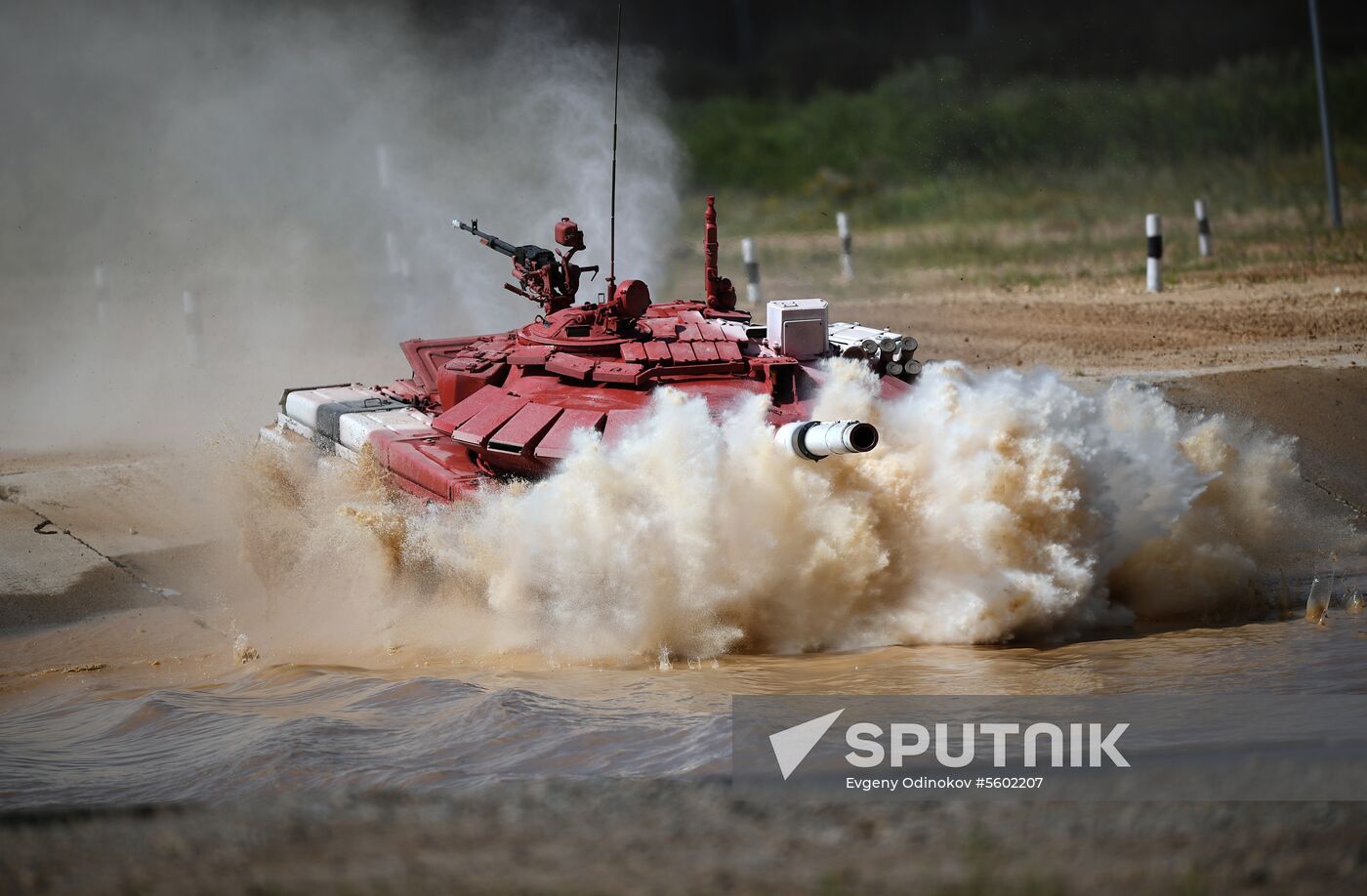 2018 Tank Biathlon. Individual race. Round one