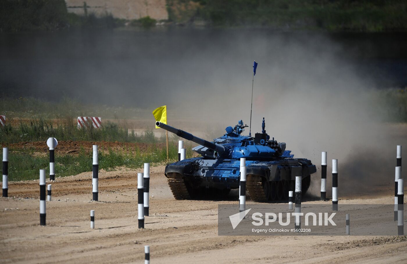 2018 Tank Biathlon. Individual race. Round one