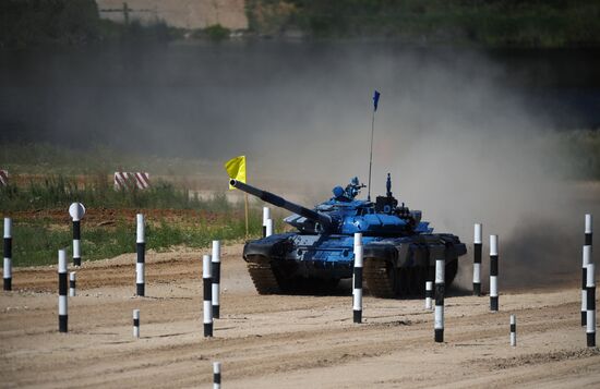 2018 Tank Biathlon. Individual race. Round one